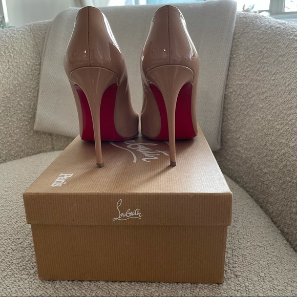 Louboutin Pigalle Follies 100 patent leather pumps - Picture 4 of 7